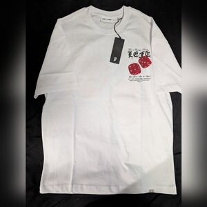 Left Point Men's White Graphic T-Shirt